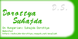 dorottya suhajda business card